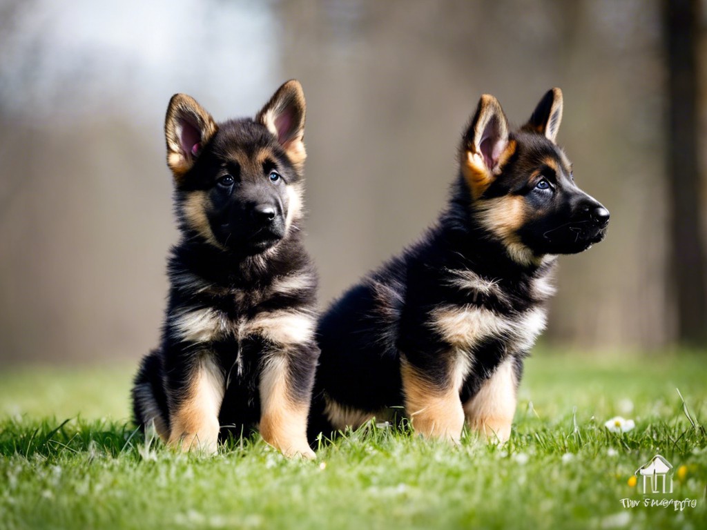 two-german-shepherd-puppies